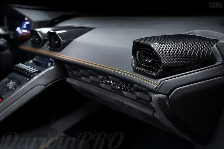 DarwinPRO 2015-2023 Lamborghini Huracan LP610 & LP580 & EVO Autoclave Carbon Fiber AC Panel Trim Replacement