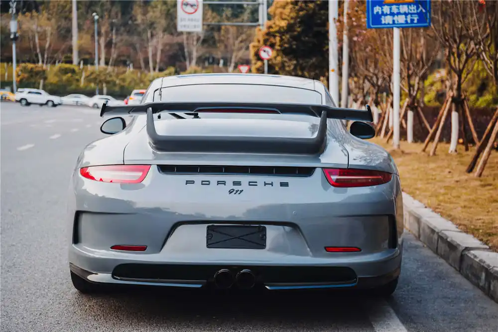 DarwinPRO 2012-2015 Porsche 911 991.1 2C GT3 Style Rear Bumper (For Mid-Exhaust) | Fits Carrera, Carrera S