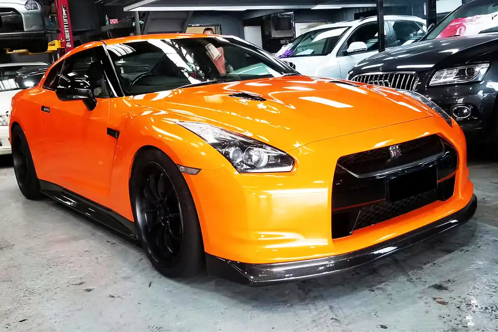 DarwinPRO ZEL Style Carbon Fiber Front Lip | 2008-2011 Nissan GTR R35