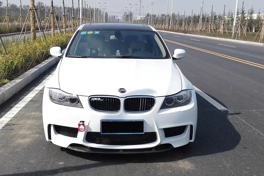 DarwinPRO 2008-2012 BMW 3 Series E90 LCI 1M Style Front Bumper with Lip Splitter