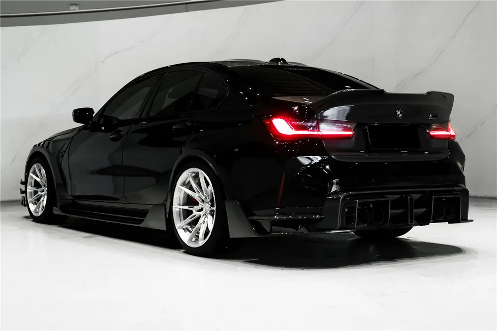 DarwinPRO 2021-UP BMW M3 G80 BKSS Style Carbon Fiber Rear Diffuser