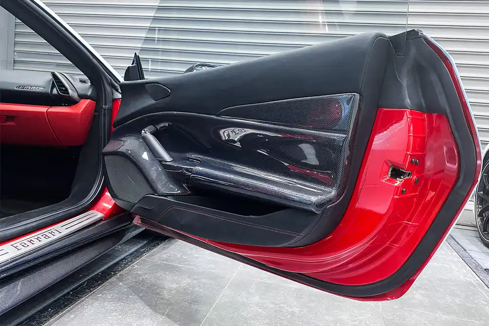 DarwinPRO 2015-2020 Ferrari 488 GTB & Spider Carbon Fiber Door Panel Interior