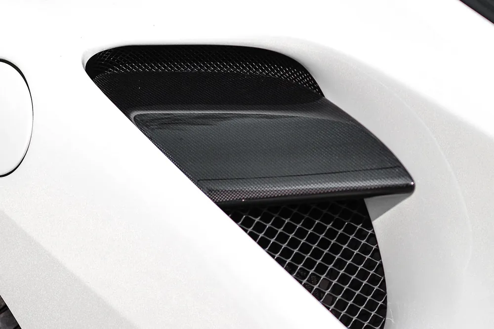 DarwinPRO 2015-2020 Ferrari 488 GTB & Spider Dry Carbon Fiber Side Air Intake Fins