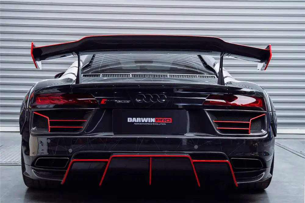 DarwinPRO 2016-2018 Audi R8 Coupe & Spyder IMPII Part Carbon Fiber Rear Bumper