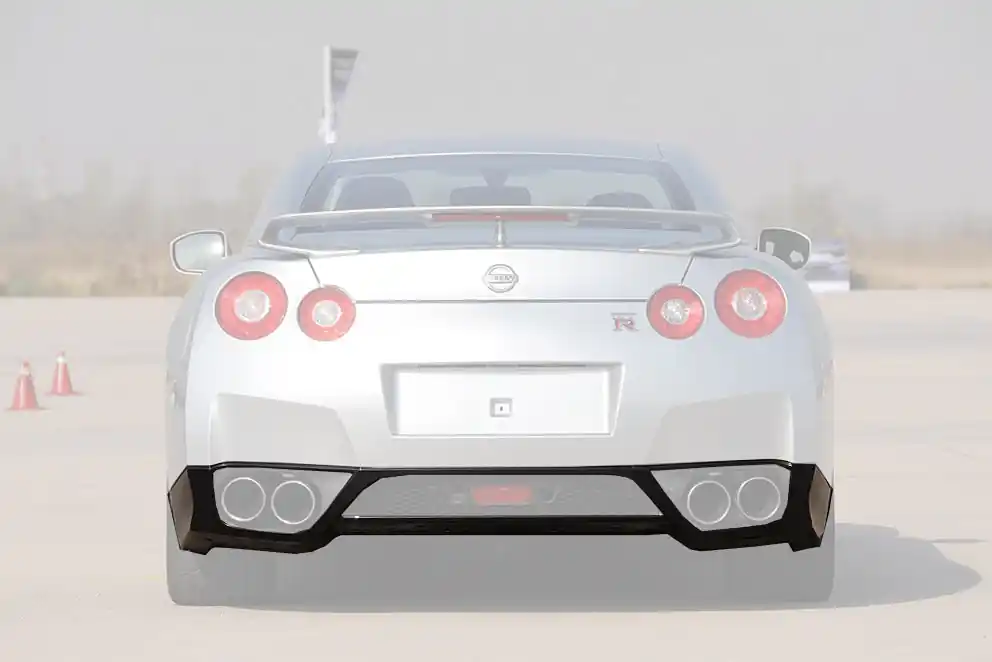 DarwinPRO Carbon Fiber Rear Diffuser Lip | 2008-2011 Nissan GTR R35