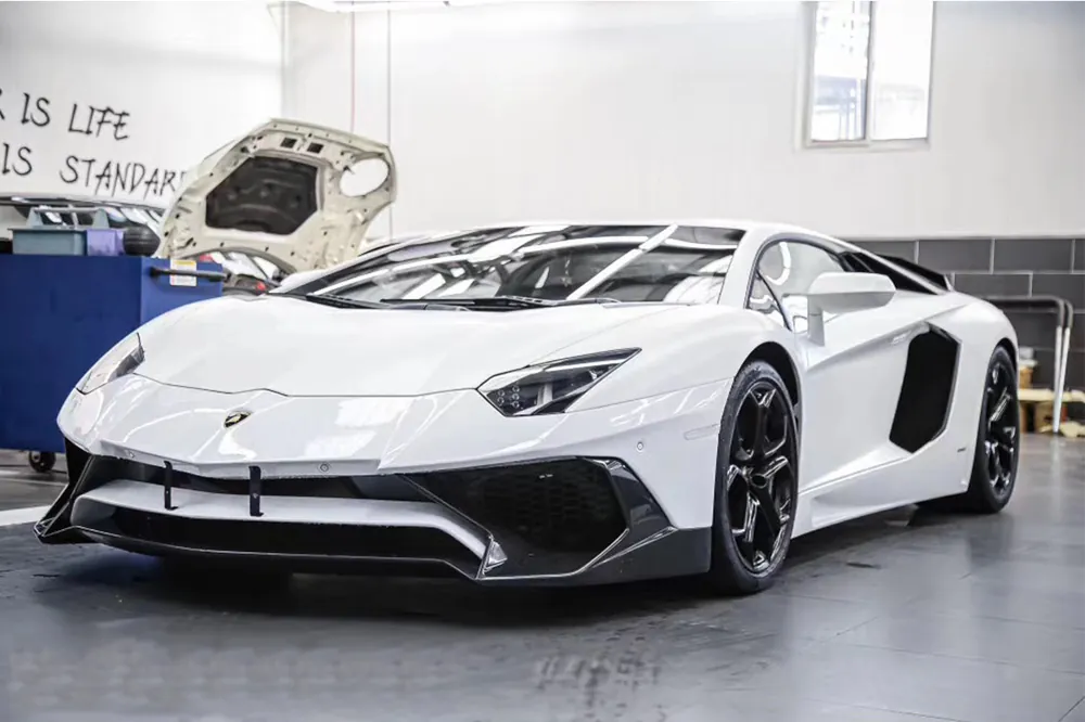 DarwinPRO 2011-2021 Lamborghini Aventador LP700 LP740 Coupe & Roadster SV Style Front Bumper