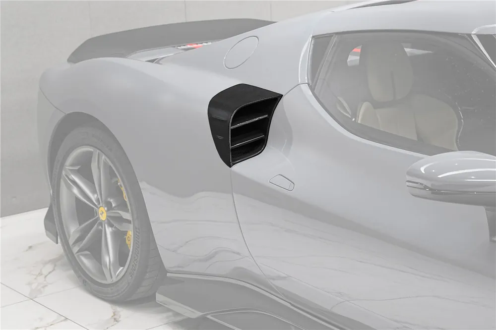 DarwinPRO 2022-2025 Ferrari 296 GTB & GTS Type F171 iMP Style Carbon Fiber Quarter Panel side Scoops