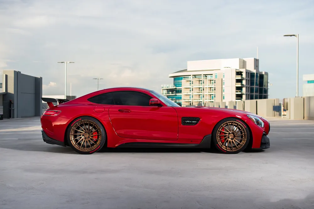 DarwinPRO IMP Performance Partial Carbon Fiber Side Skirts | 2015-2022 Mercedes Benz AMG GT GTS