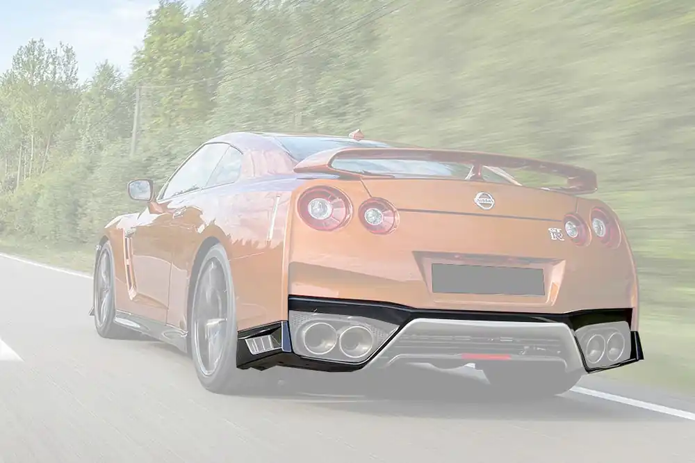 DarwinPRO 2017-2023 Nissan GTR R35 EBA Carbon Fiber Rear Diffuser