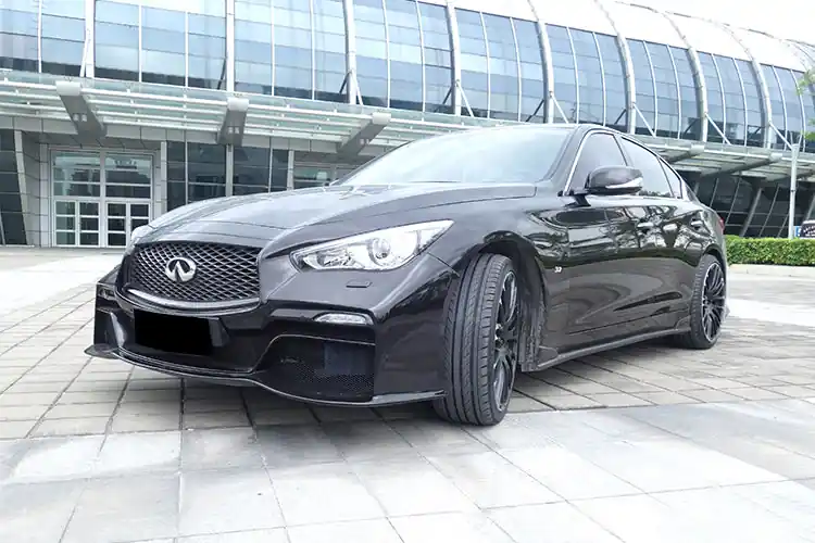 DarwinPRO Darwinpro 2014-2022 Infiniti Q50 Sedan EAU ROUGE Style Front Bumper