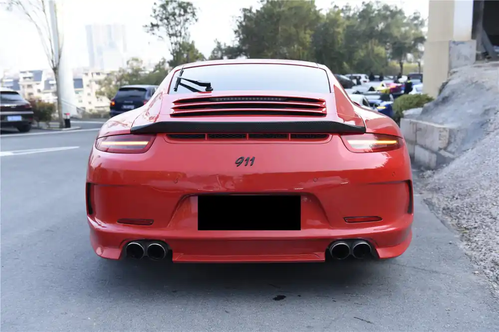 DarwinPRO 2012-2015 Porsche 911 991.1 2C Convert GT3 Style Rear Bumper (For Quad-Exhaust) | Fits Carrera, Carrera S