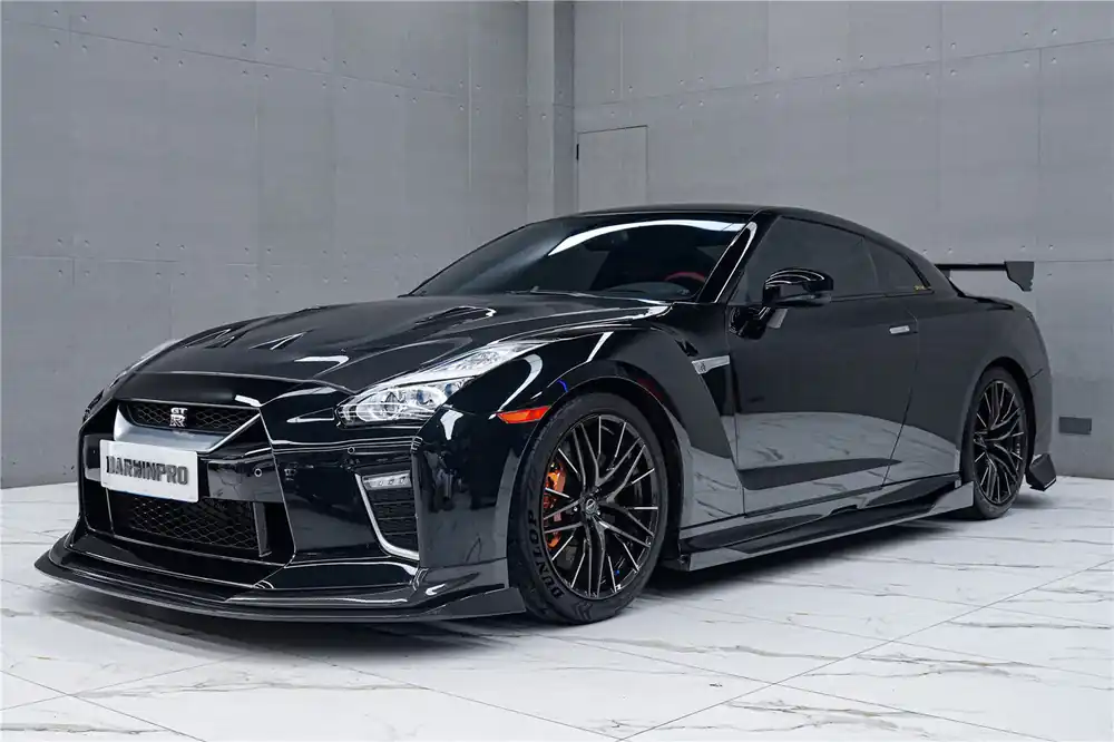 DarwinPRO BKSS Style Carbon Fiber Side Skirts | 2008-2023 Nissan GTR R35