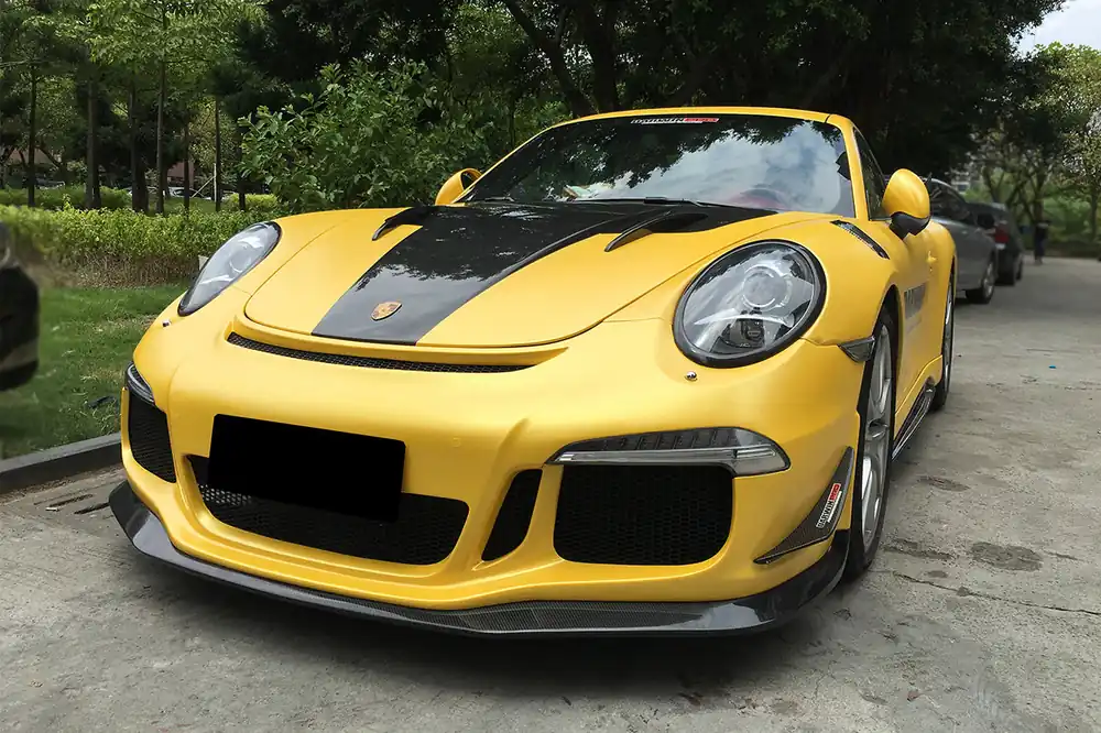 DarwinPRO 2012-2015 Porsche 911 991.1 Carrera Targa S 4 4S GT3 Style Front Bumper Canards