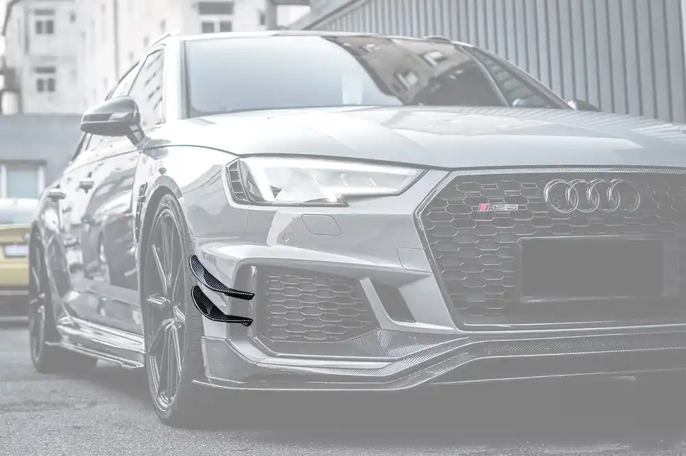 DarwinPRO 2017-2019 Audi RS4 B9 BKSS Style Front Canards