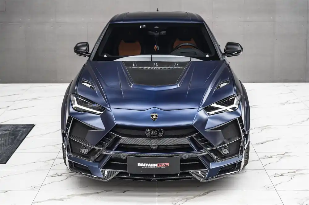 DarwinPRO 2018-2025 Lamborghini URUS BKSS Part Carbon Fiber Hood And Front Bumper | Fits URUS, S, Performante