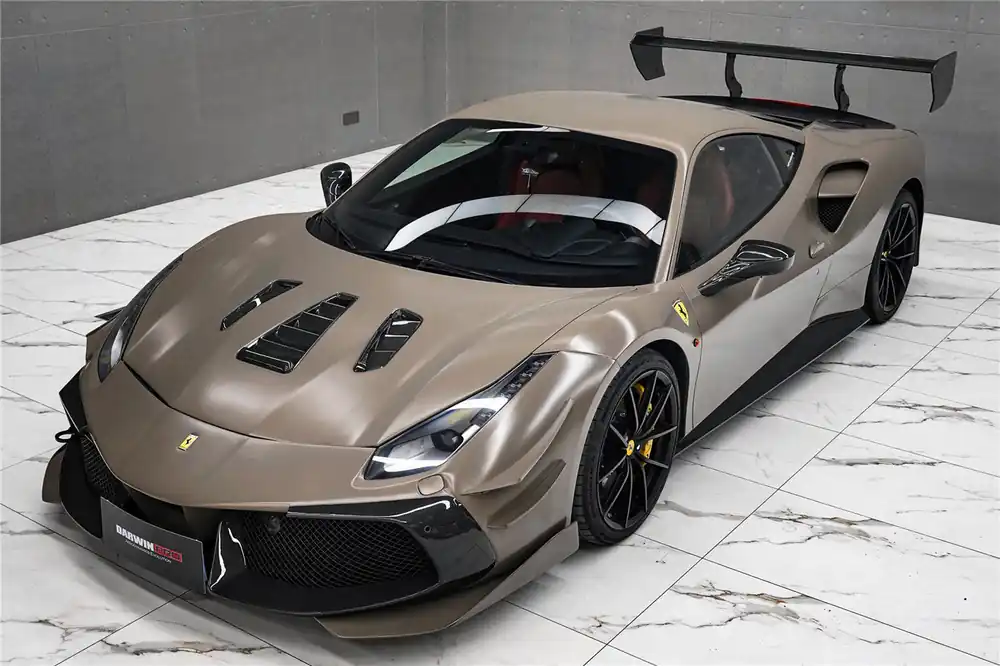 DarwinPRO 2015-2020 Ferrari 488 Challenge Evo Modena Style Hood | Fits GTB, Spider