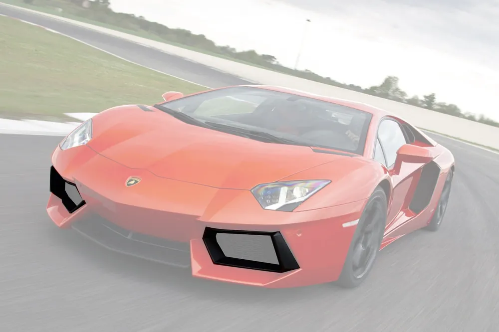 DarwinPRO 2011-2016 Lamborghini Aventador LP700 Coupe Roadster Carbon Fiber Front Bumper Grille