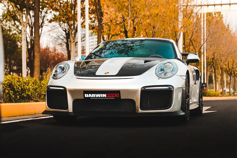DarwinPRO 2012-2015 Porsche 911 991.1 Carrera S Targa 4 4S GT3 2C 4C Convert GT2RS Style Front Bumper