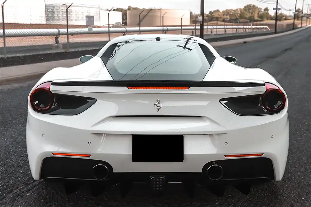 DarwinPRO 2015-2020 Ferrari 488 GTB Spyder Dry Carbon Fiber Rear Light Satellite Covers