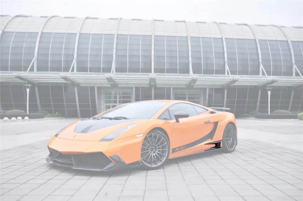 DarwinPRO BKSS Style Side Skirts Winglets | 2004-2014 Lamborghini Gallardo