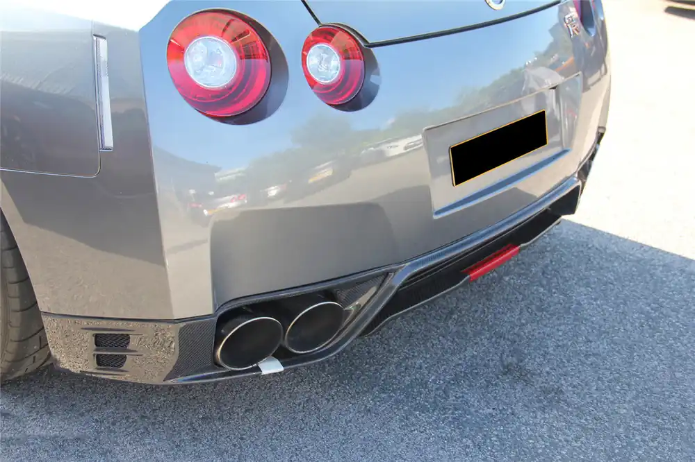 DarwinPRO Carbon Fiber Rear Diffuser Lip | 2012-2016 Nissan GTR R35