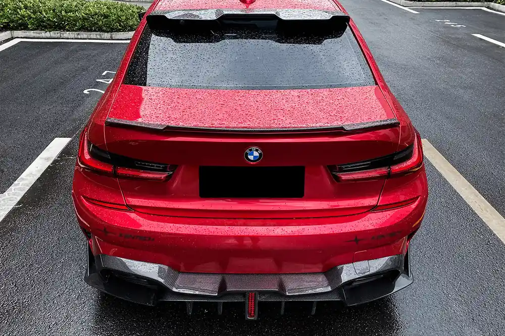 DarwinPRO 2019-2022 BMW 3 Series G20 G28 BKSS Style Carbon Fiber Rear Diffuser