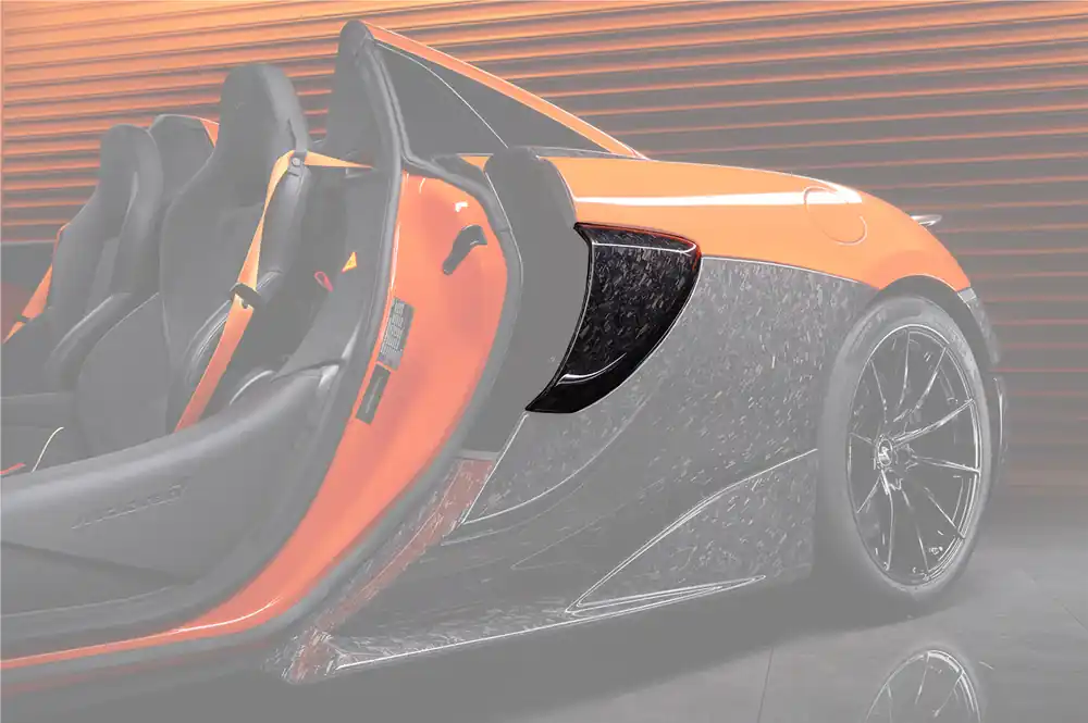 DarwinPRO 2018-2021 McLaren 600lt Carbon Fiber Quarter Panel Side Scoops