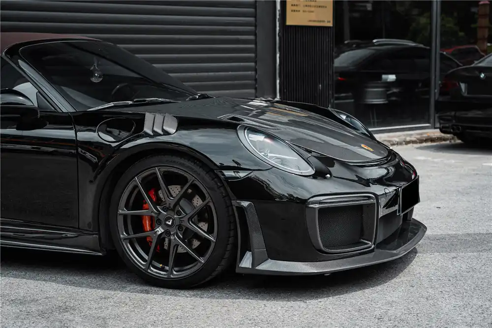 DarwinPRO 2012-2015 Porsche 911 991.1 Carrera S Targa 4 4S GT3 Convert GT2RS Style Partial Carbon Fiber Fender