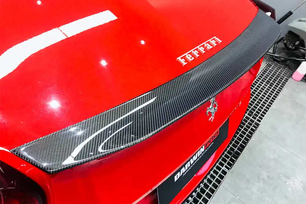 DarwinPRO 2015-2018 Ferrari California BKSS Style Carbon Fiber Trunk Spoiler