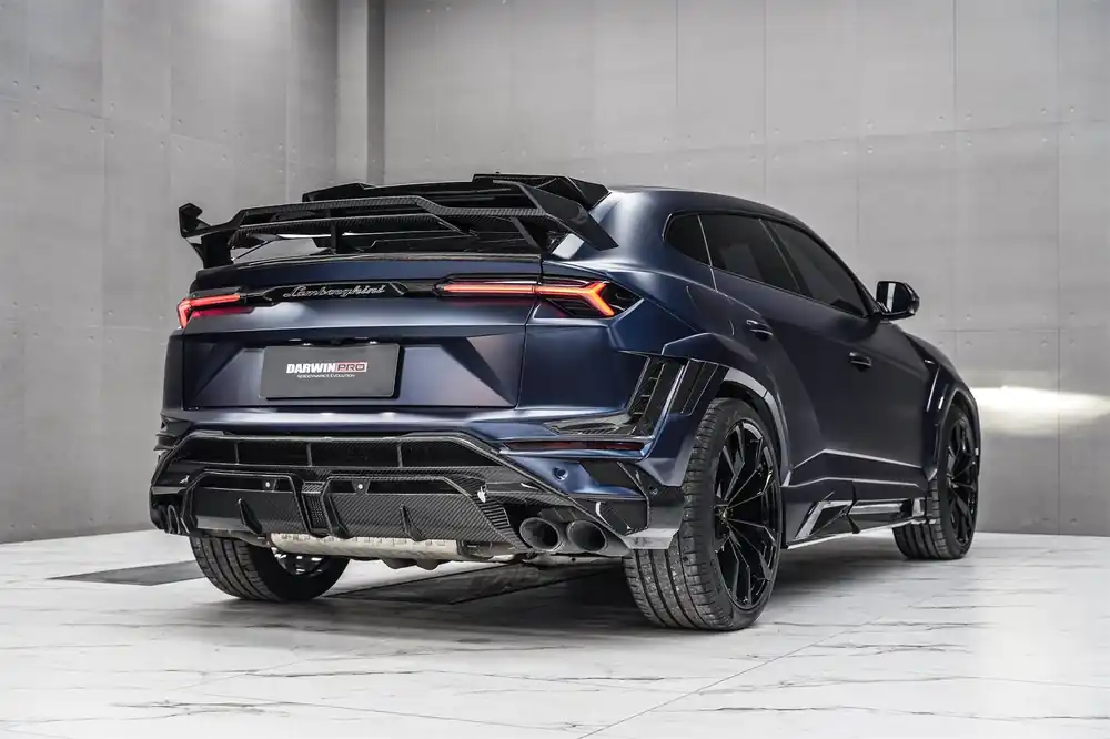 DarwinPRO 2018-2025 Lamborghini URUS BKSS Part Carbon Fiber Rear Bumper | Fits URUS, S, Performante