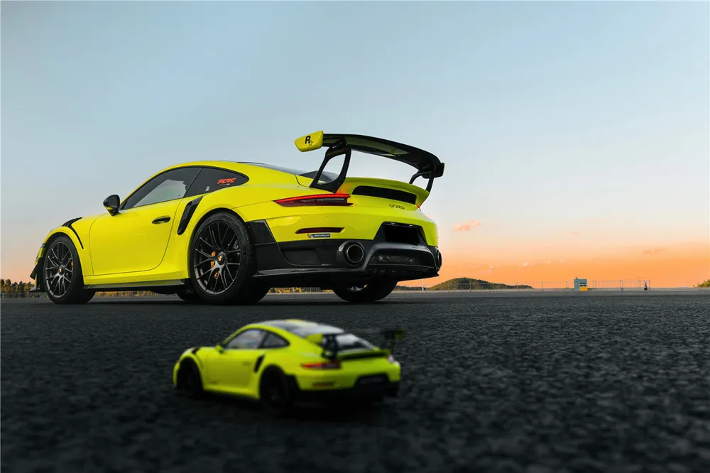 DarwinPRO 2013-2019 Porsche 911 991.1 & 991.2 Turbo & S GT2RS Style Carbon Fiber Trunk Spoiler Wing
