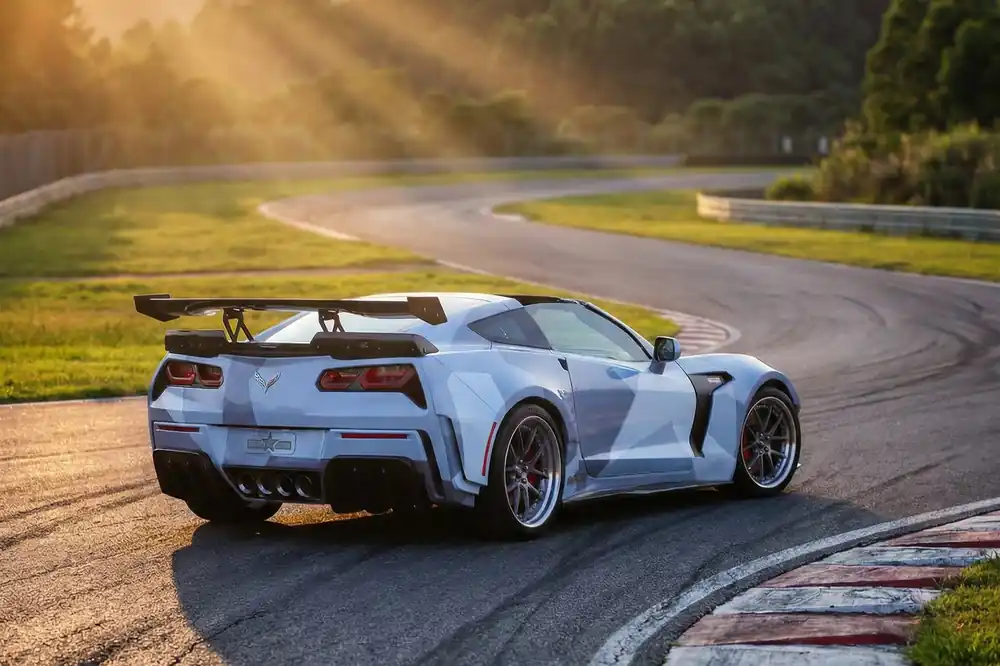 DarwinPRO 2013-2019 Corvette C7 Z51 Grandsport Z06 BKSS Style Rear Diffuser