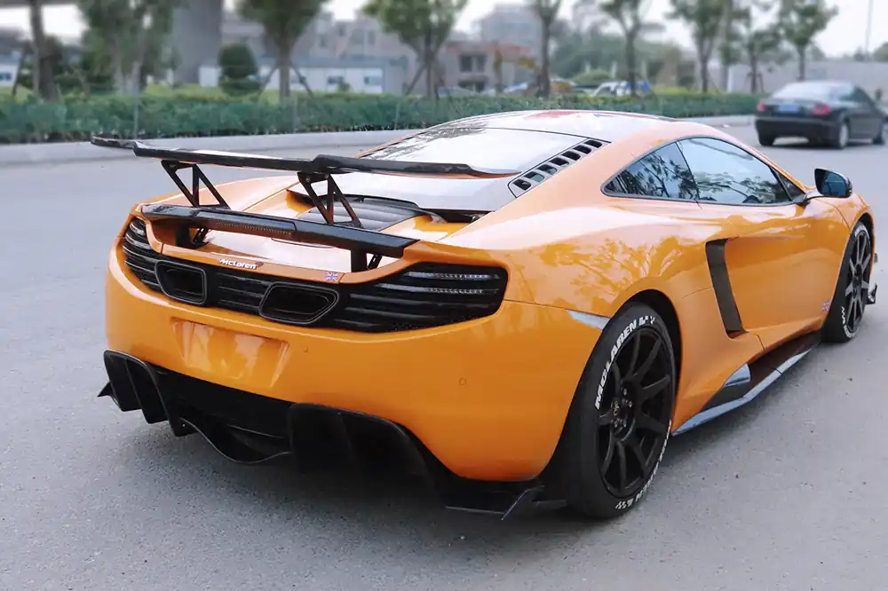 DarwinPRO BKSS Style Carbon Fiber Trunk Wing Spoiler | 2011-2017 McLaren 650S & 12C