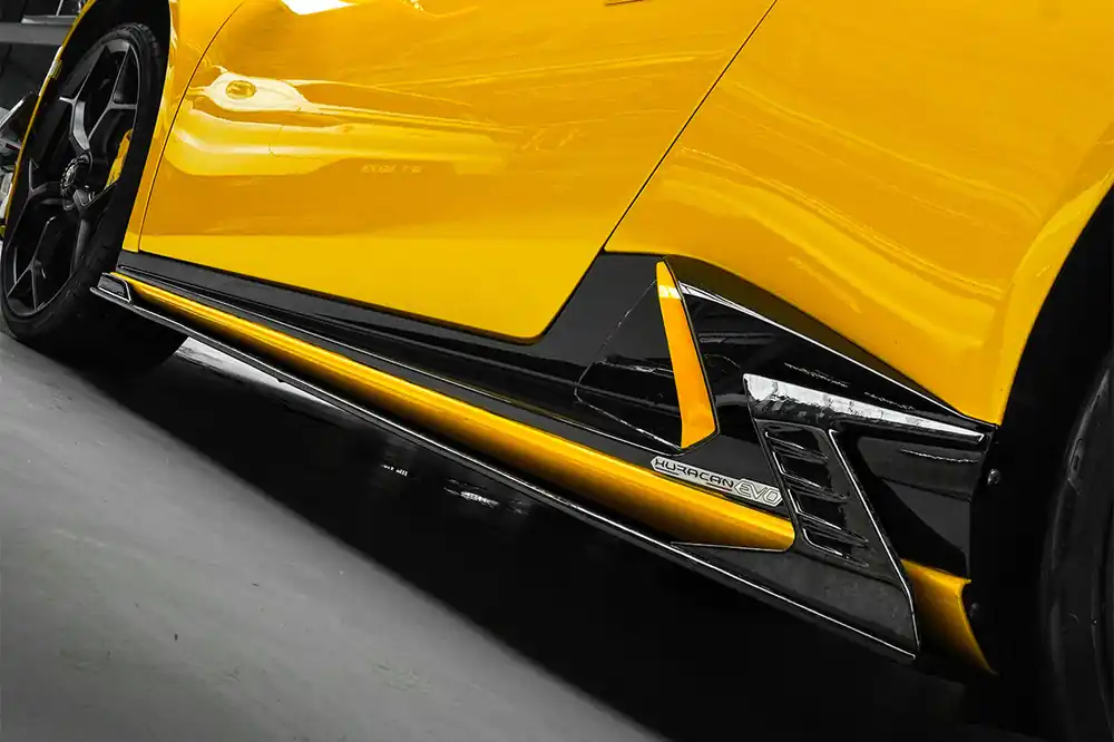 DarwinPRO ADV2 Style Autoclave Carbon Side Skirts | 2019-2025 Lamborghini Huracan EVO