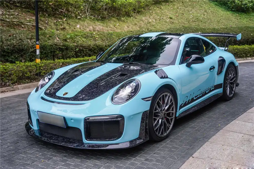 DarwinPRO 2016-2019 Porsche 911 991.2 Carrera Targa 4 4S GT3 Convert GT2RS Style Partial Carbon Fiber Fender