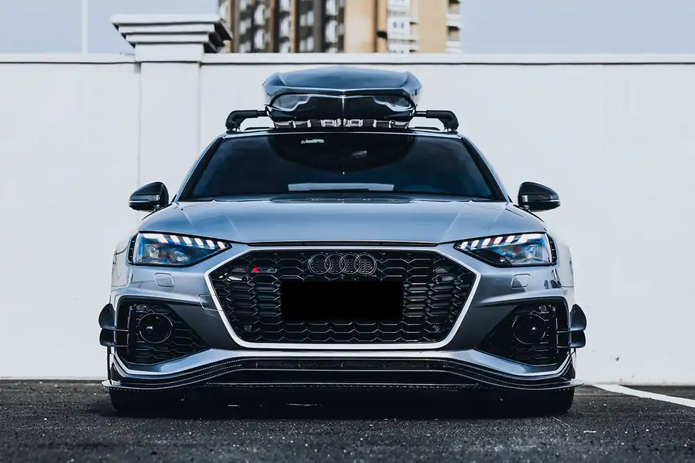 DarwinPRO BKSS Style Carbon Fiber Front Lip | 2020-2024 Audi RS4 B9.5