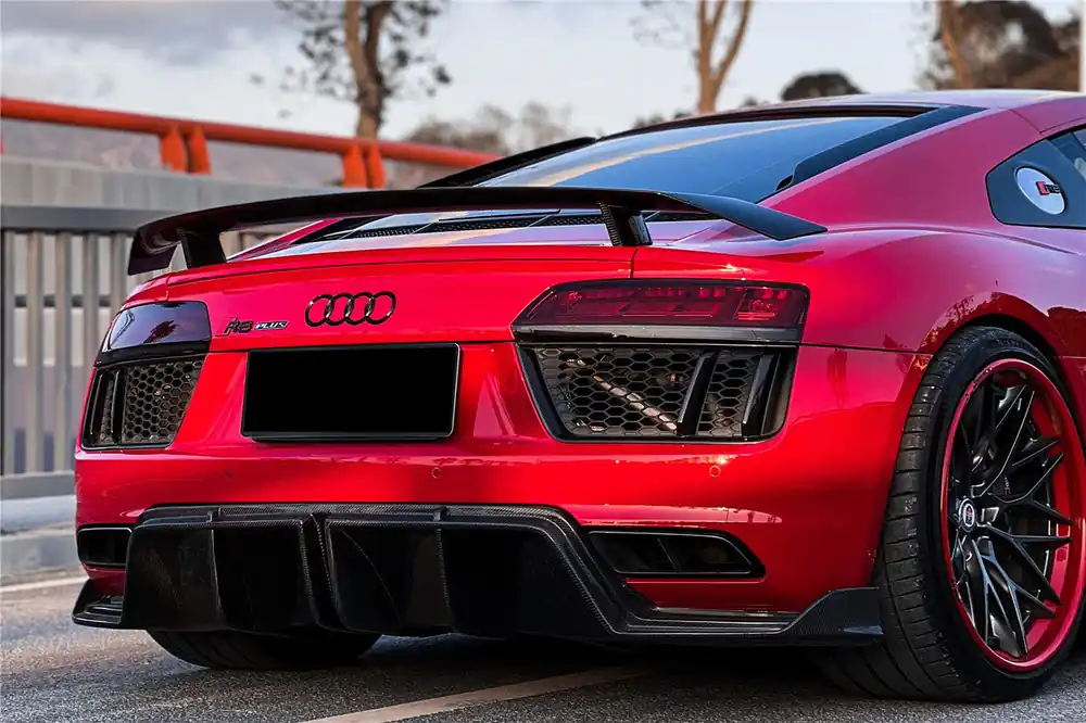 DarwinPRO GT Style Carbon Fiber Trunk Spoiler Wing | 2016-2025 Audi R8 GEN2 Coupe ONLY