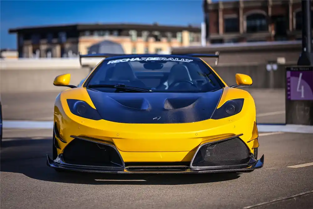 DarwinPRO Rebel Performance Style Partial Carbon Fiber Front Bumper With Lip | 2011-2014 McLaren MP4, 12C