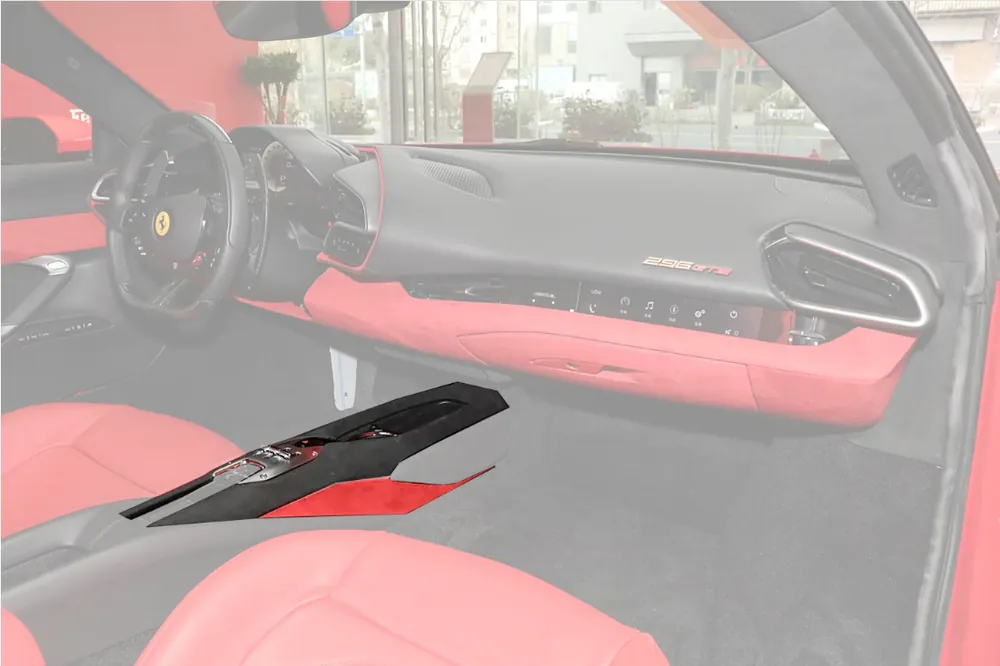 DarwinPRO 2022-UP Ferrari 296 GTB GTS (Type F171) OE Style Dry Carbon Fiber Center Control Surround Panel Front End