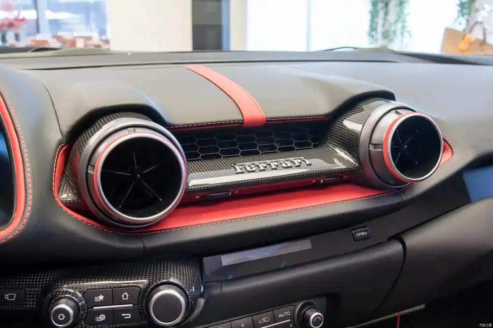 DarwinPRO 2017-2026 Ferrari 812 Superfast & GTS OE Style Dry Carbon Fiber AC Panel Trim Replacement