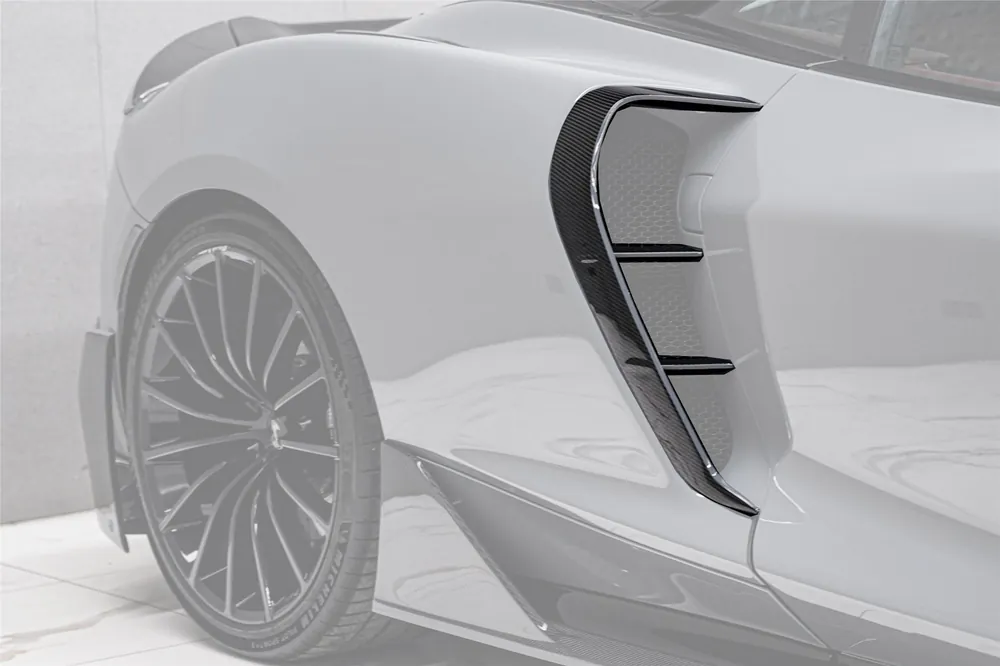 DarwinPRO 2019-UP McLaren GT BKSS Design Carbon Fiber Quarter Panel Side Scoops | Fits GT, GTS