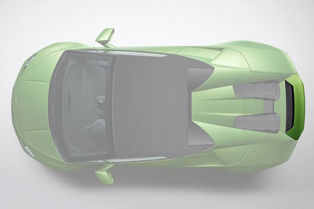 DarwinPRO 2015-2025 Lamborghini Huracan LP610 & LP580 & EVO & Tecnica Carbon Fiber Wing Base