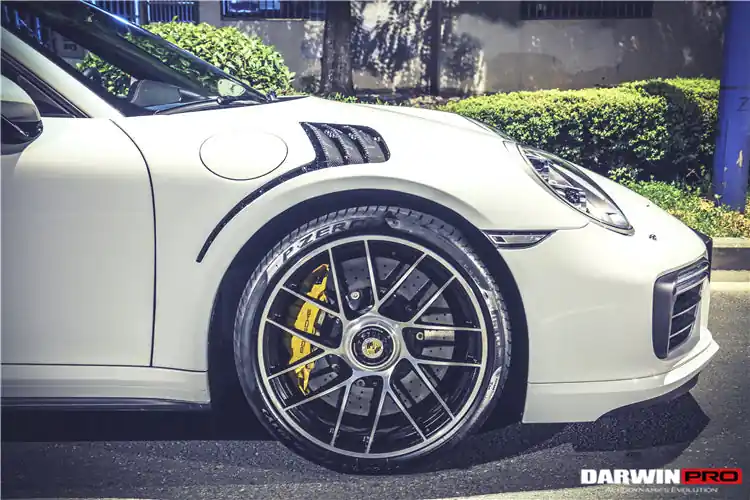 DarwinPRO GT3RS Style Partial Carbon Fiber Fender | 2016-2019 Porsche 911 991.2 Turbo S