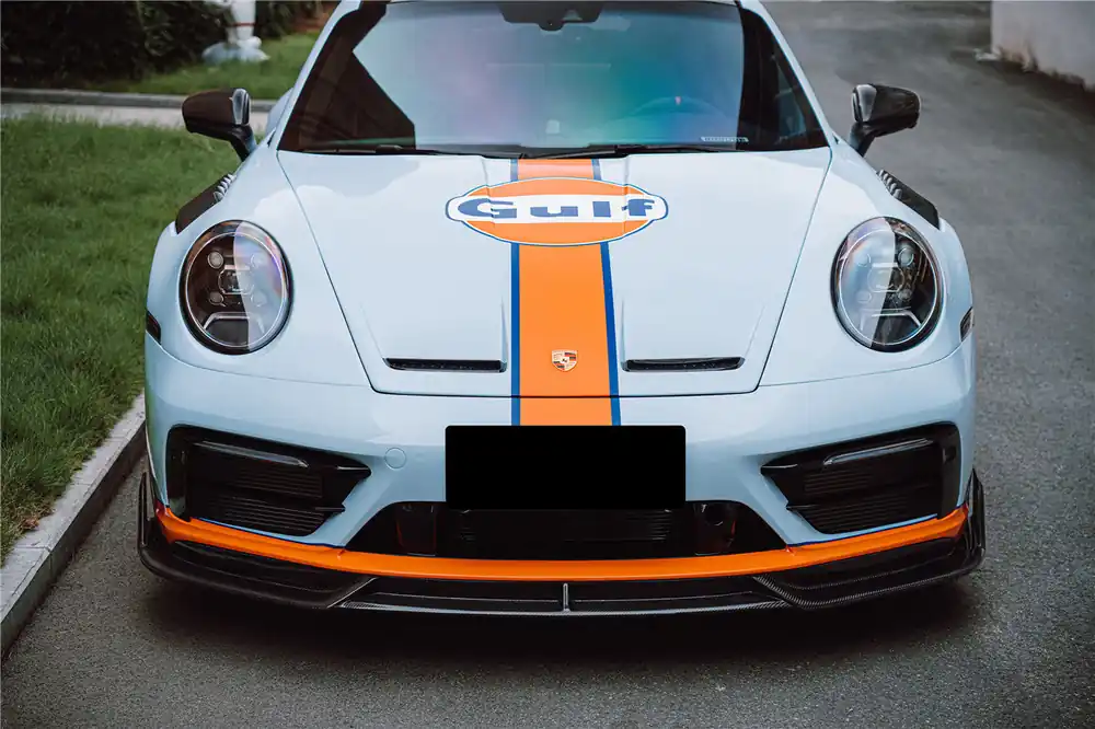 DarwinPRO 2019-2023 Porsche 911 992 Carrera Targa S 4 4S SD-Sport Design Modl BKSS Style Front Lip