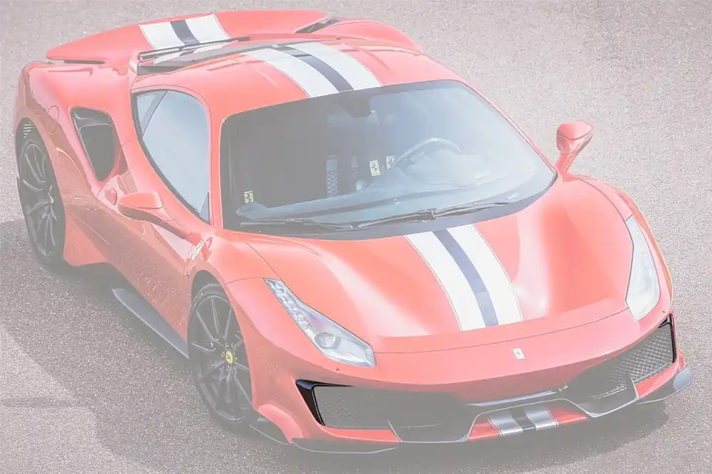 DarwinPRO Carbon Fiber Front Bumper Vent Canards | 2018-2022 Ferrari 488 Pista