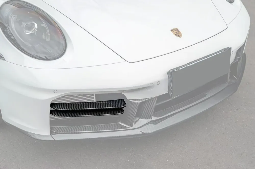 DarwinPRO 2024-UP Porsche 992.2 Facelift Carrera 2C 4C Coupe Cabriolet Sport Design Only OE Style Front Bumper Air Vents Trims