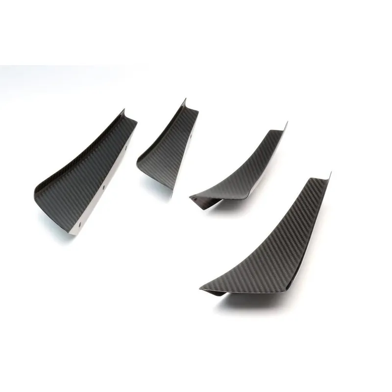 APR Carbon Fiber Front Bumper Canards (2017-2021 Honda FK8 Civic Type R)