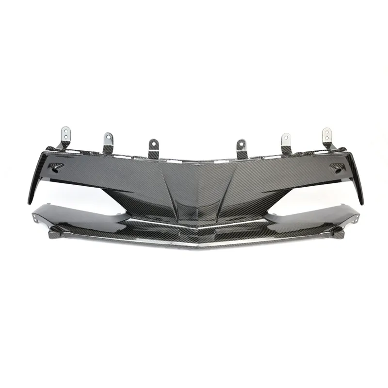 APR Carbon Fiber Front Bumper Center Bezels (2020+ Chevrolet Corvette C8)