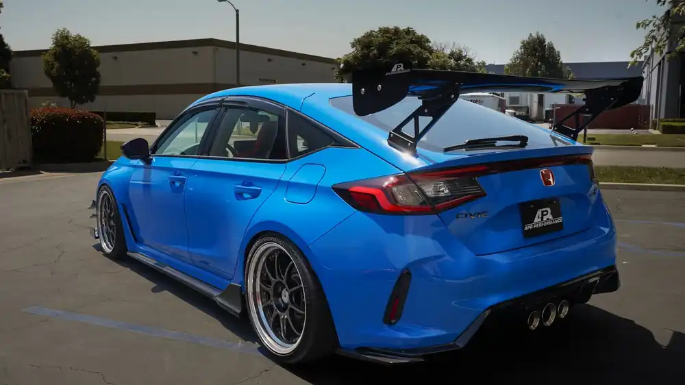 APR GTC-300 Carbon Fiber Adjustable Wing 67" (2023+ Honda FL5 Civic Type R)