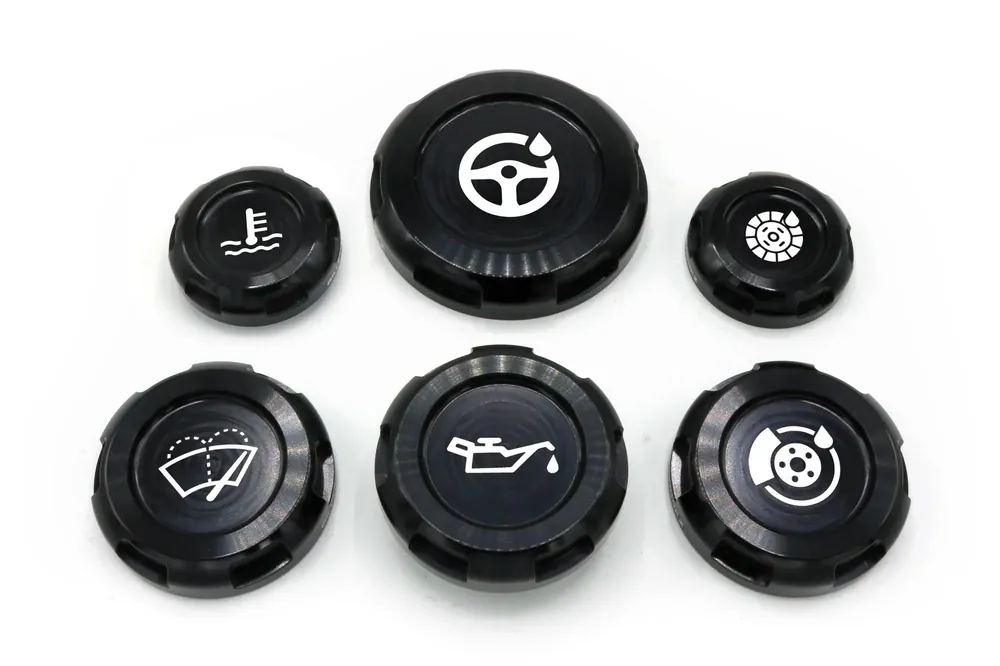 Billetworkz Engine Bay Caps - (2008-2014 Subaru WRX/STI)